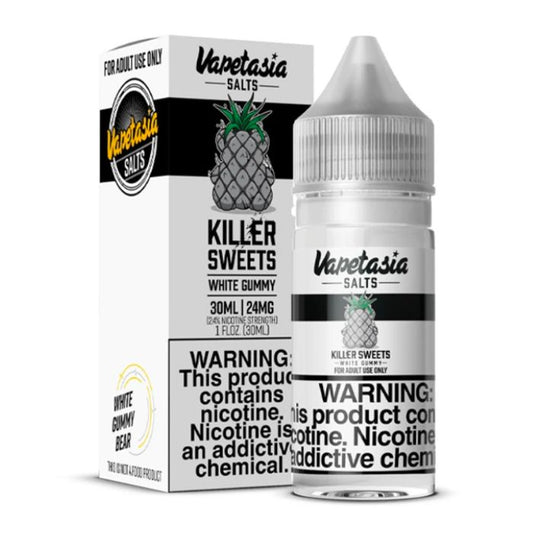 White Gummy Killer Sweets Nicotine Salt by Vapetasia