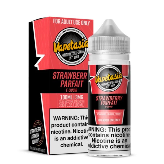 Strawberry Parfait E-Liquid by Vapetasia