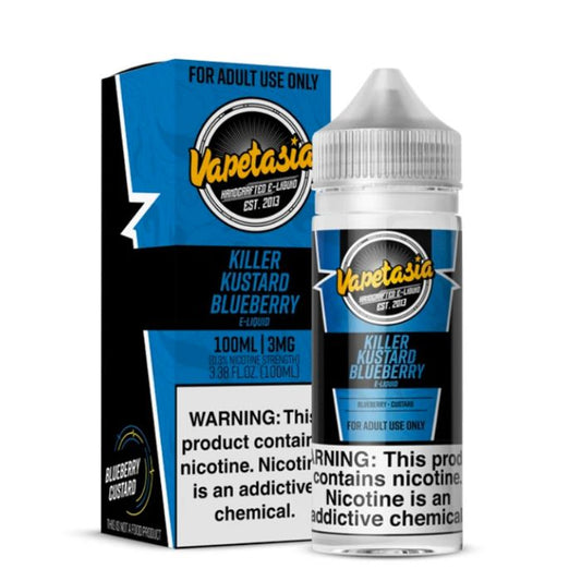 Blueberry Killer Kustard E-Liquid by Vapetasia