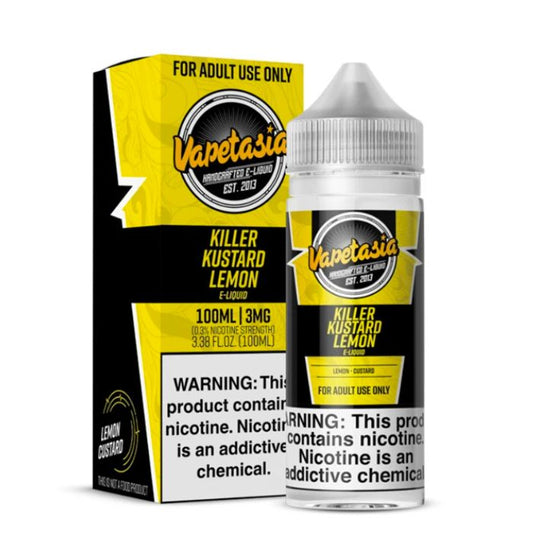 Lemon Killer Kustard E-Liquid by Vapetasia