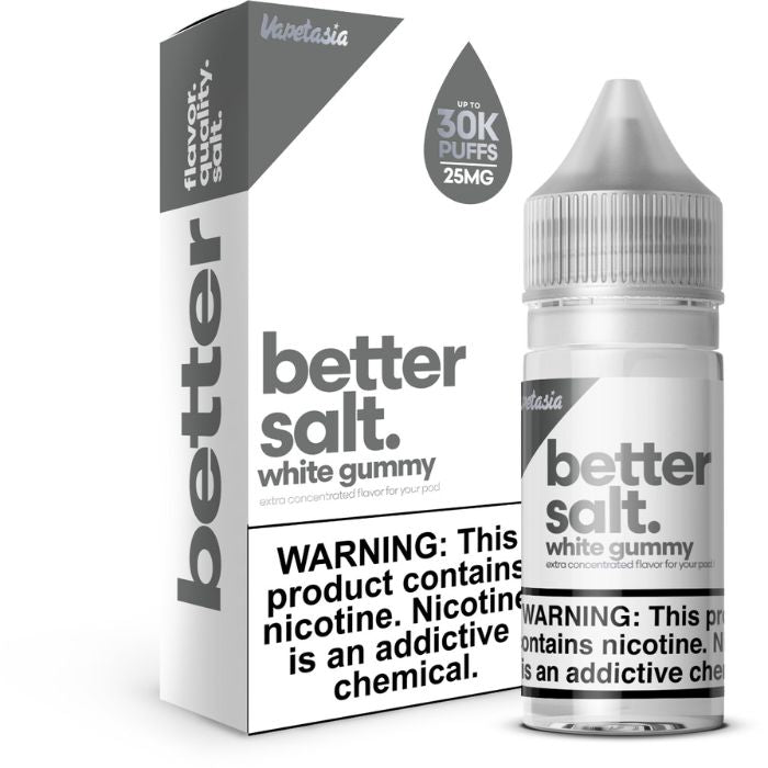 White Gummy Nicotine Salt by Vapetasia Better Salt