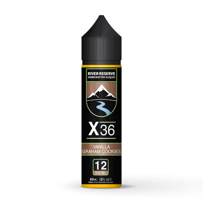 Vanilla Graham X-36 E-Liquid by River Reserve