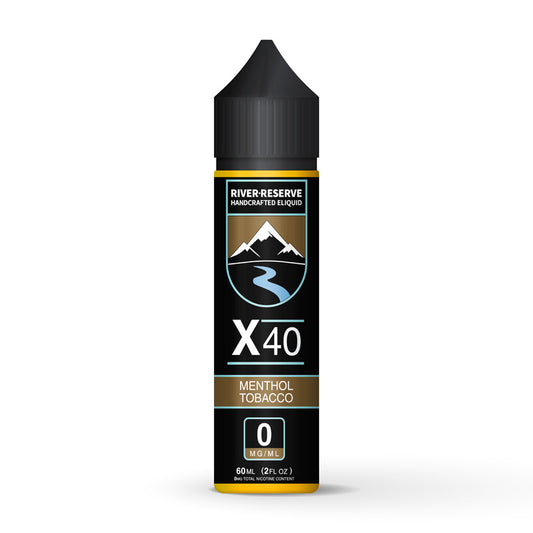 Arctic Tobacco X-40 E-Liquid by River Reserve