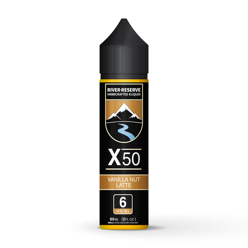 Vanilla Nut Latte X-50 E-Liquid by River Reserve