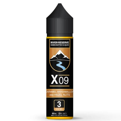 Caramel Cove X-09 E-Liquid by River Reserve