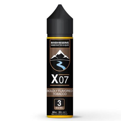 Boldly Tobacco X-07 E-Liquid by River Reserve