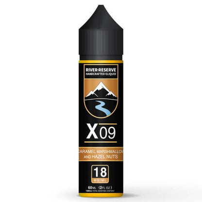 Caramel Cove X-09 E-Liquid by River Reserve