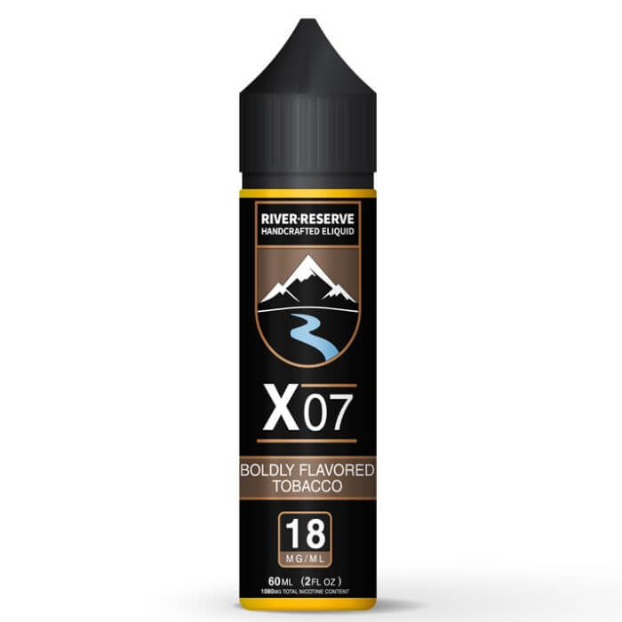 Boldly Tobacco X-07 E-Liquid by River Reserve