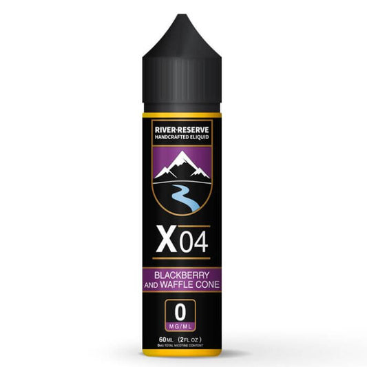 Blackberry Waffle Cone X-04 E-Liquid by River Reserve