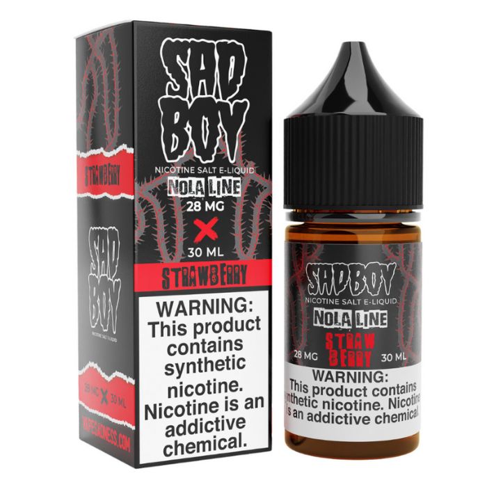 Strawberry Nicotine Salt by SadBoy Nola Line