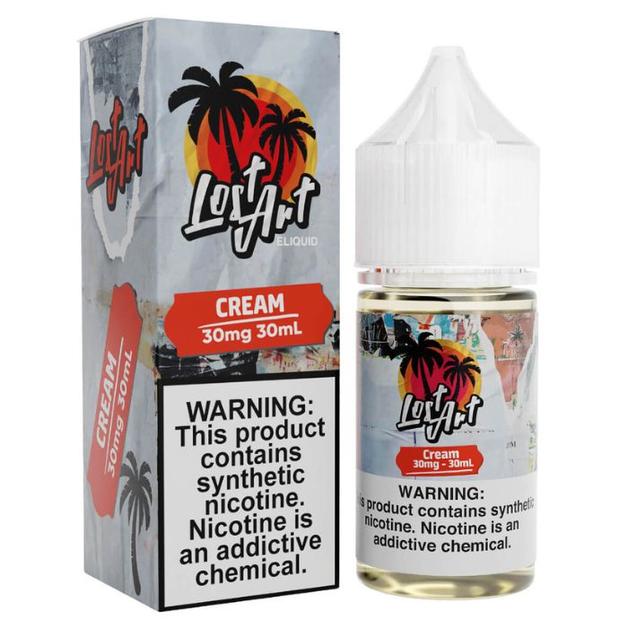 Cream Nicotine Salt by Lost Art