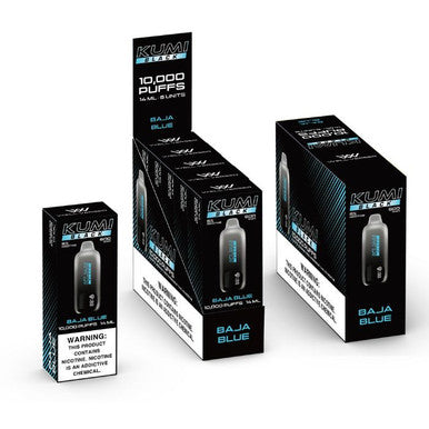 Baja Blue KUMI Black Vape Flavor