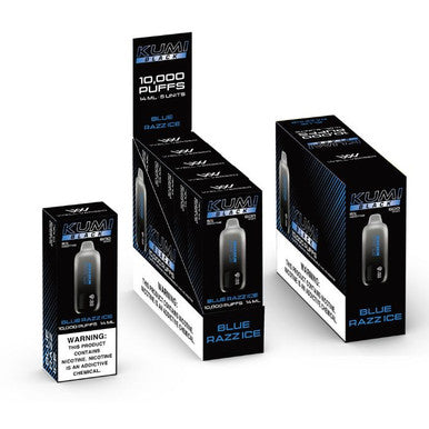 Blue Razz Ice KUMI Black Vape Flavor