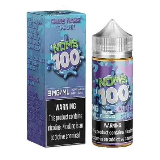 Blue Razz Shark E-Liquid by Noms 100