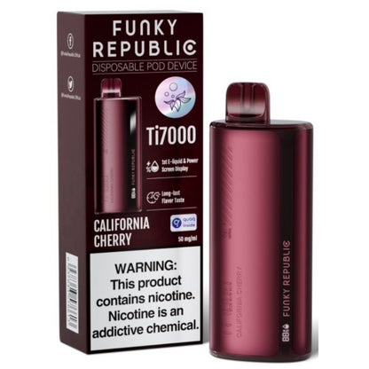 California Cherry Funky Republic TI7000 Vape