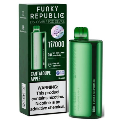 Cantaloupe Apple Funky Republic TI7000 Vape