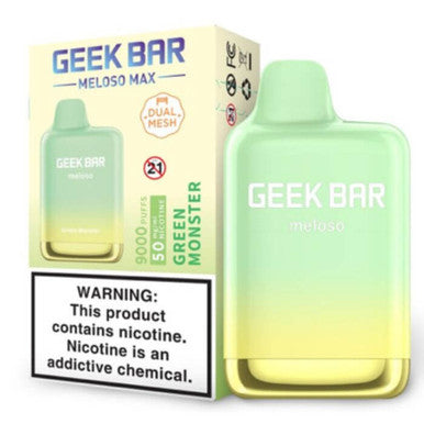 Green Monster Geek Bar Meloso Flavor