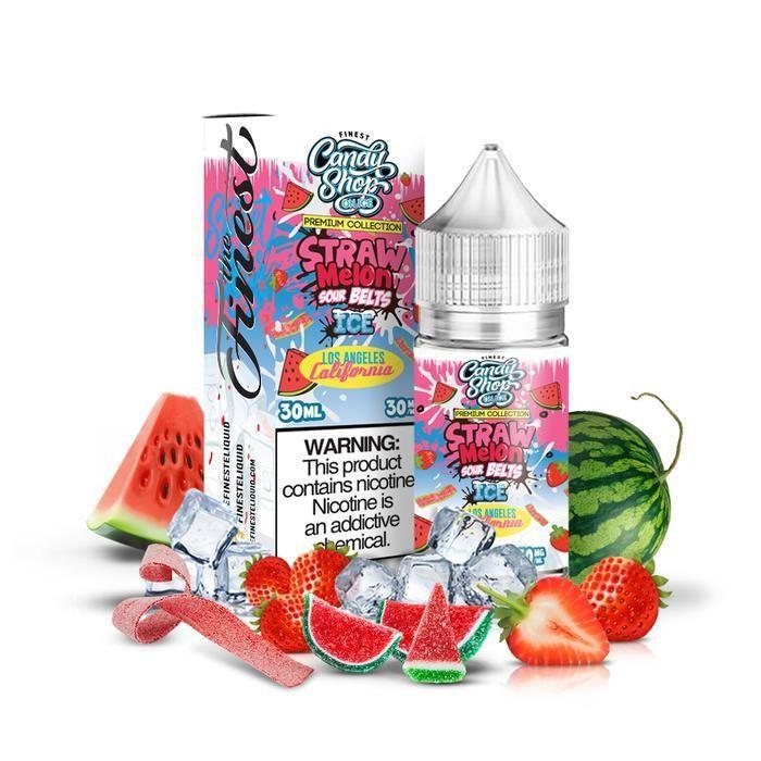 Straw Melon Sour Ice Nicotine Salt by The Finest