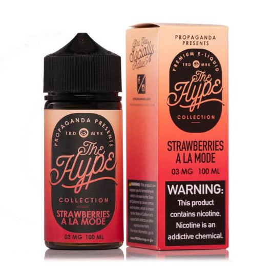 Strawberries a La Mode E-Liquid by Propaganda The Hype Collection