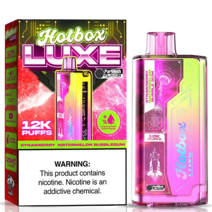 Strawberry Watermelon Bubllegum Hotbox Luxe Flavors