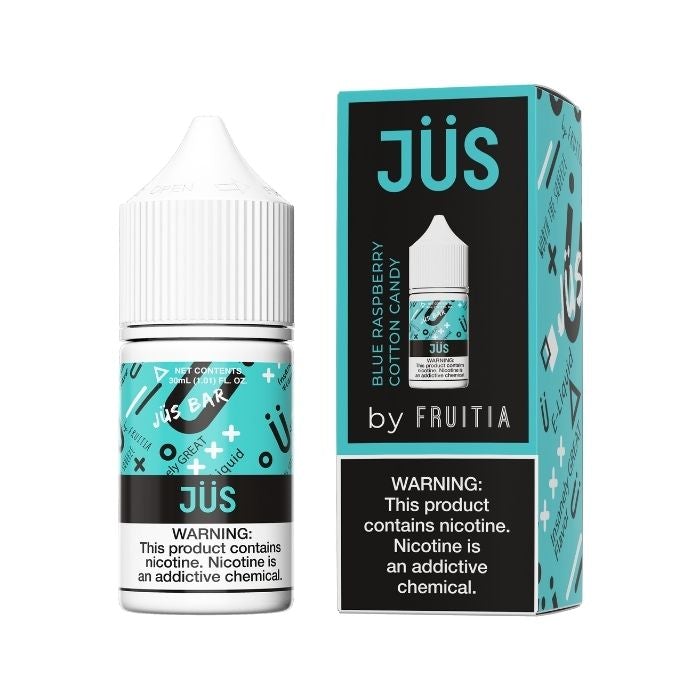 Blue Raspberry Cotton Candy Nicotine Salt by JUS