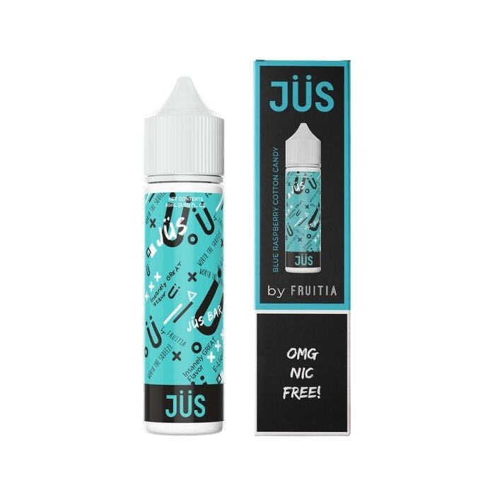 Blue Raspberry Cotton Candy E-Liquid by JUS