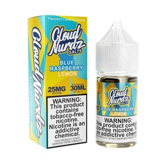 Blue Raspberry Lemon Nicotine Salt by Cloud Nurdz