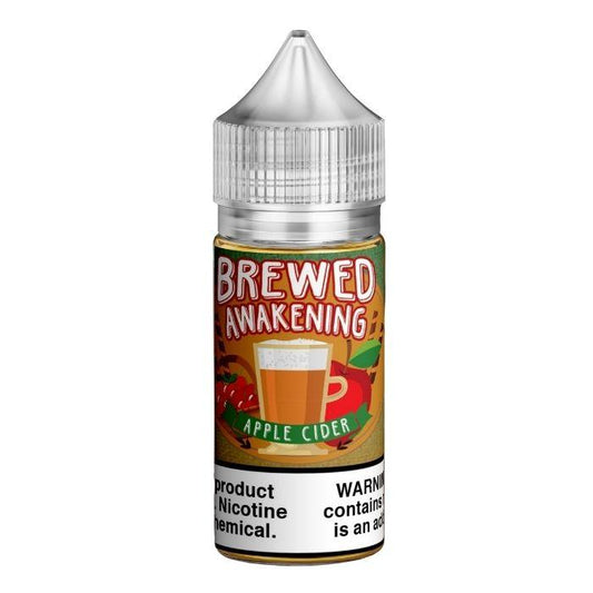 Brewed Awakening Apple Cider Nicotine Salt by Caribbean Cloud Company