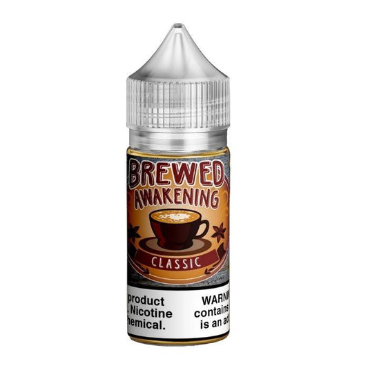 Brewed Awakening Classic Coffee Nicotine Salt by Caribbean Cloud Company