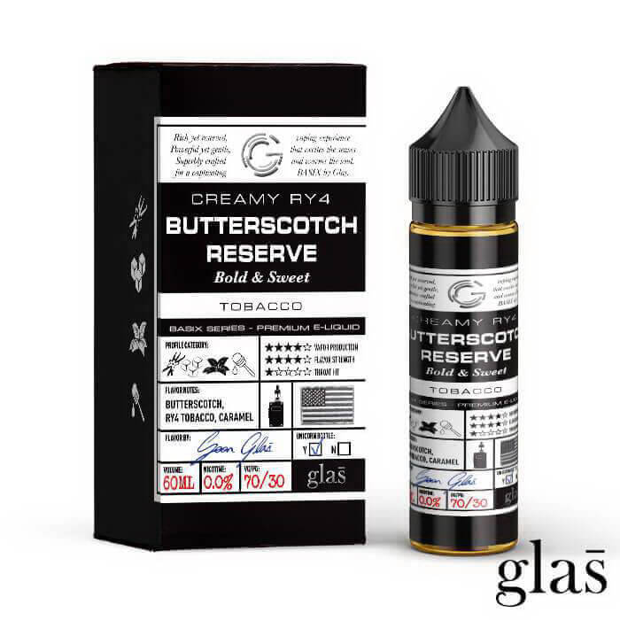 Butterscotch Reserve by Glas Basix Series E-Liquid #1