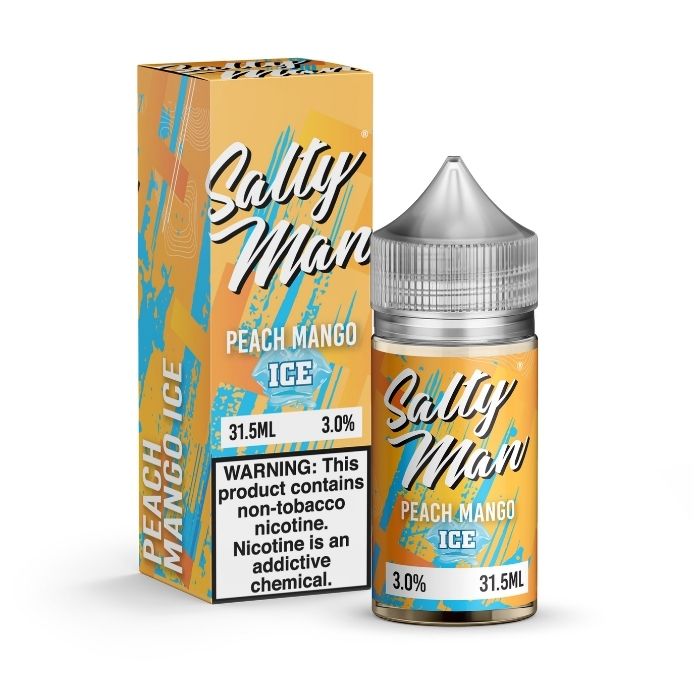 Peach Mango Ice Nicotine Salt by Salty Man