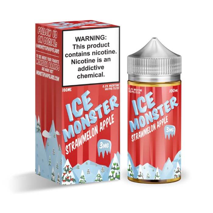 Strawmelon Apple E-Liquid by Ice Monster