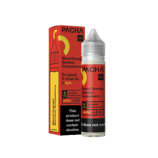 Blood Orange Banana Gooseberry E-Liquid by Pacha Syn