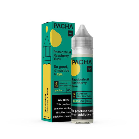 Passionfruit Raspberry Yuzu E-Liquid by Pacha Syn