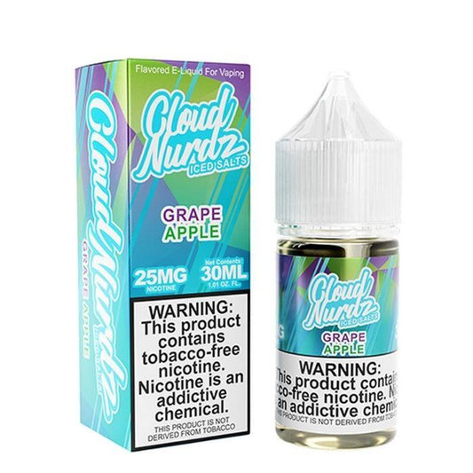 Grape Apple Iced Nicotine Salt by Cloud Nurdz