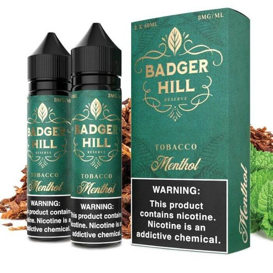 Menthol E-Liquid by Badger Hill Reserve