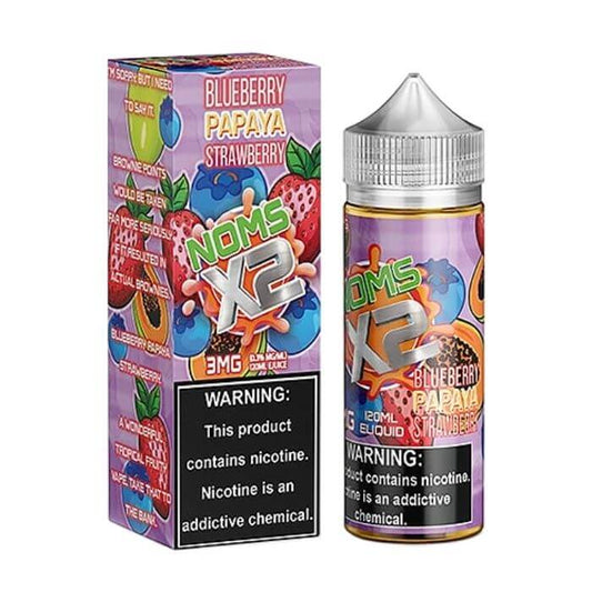 Noms X2 Blueberry Papaya Strawberry E-Liquid by Nomenon