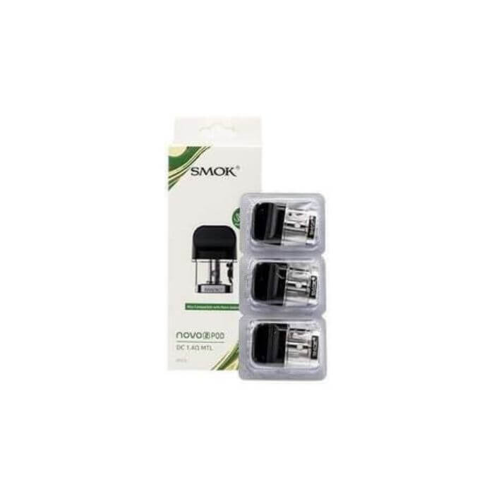 SMOK NOVO 2 Quartz Replacement Pods with Coils (3-Pack)