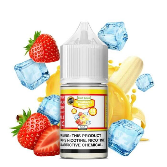 Strawberry Banana Ice Nicotine Salt by Pod Juice