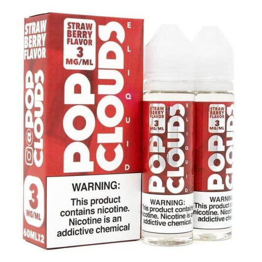 Strawberry E-Liquid by Pop Clouds