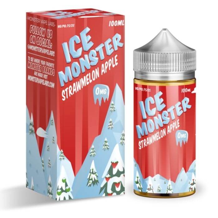 Strawmelon Apple E-Liquid by Ice Monster