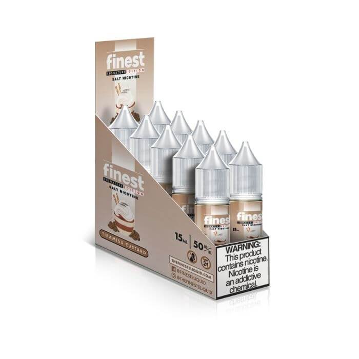 Tiramisu Custard Nicotine Salt by The Finest