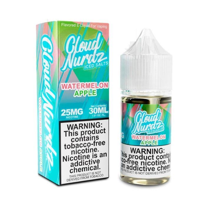 Watermelon Apple Iced Nicotine Salt by Cloud Nurdz