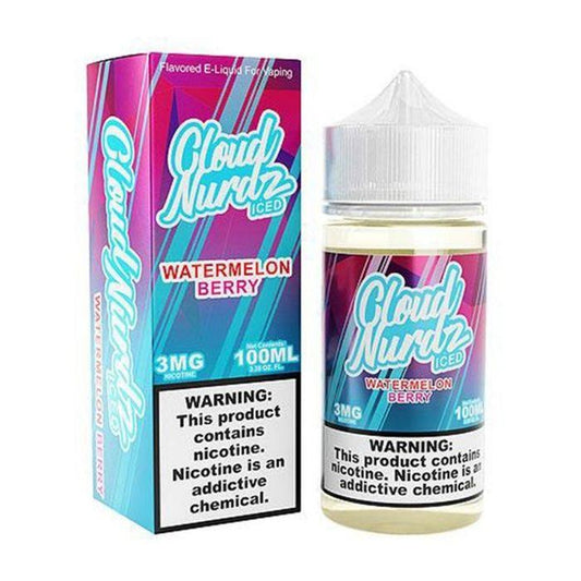 Watermelon Berry Iced E-Liquid by Cloud Nurdz