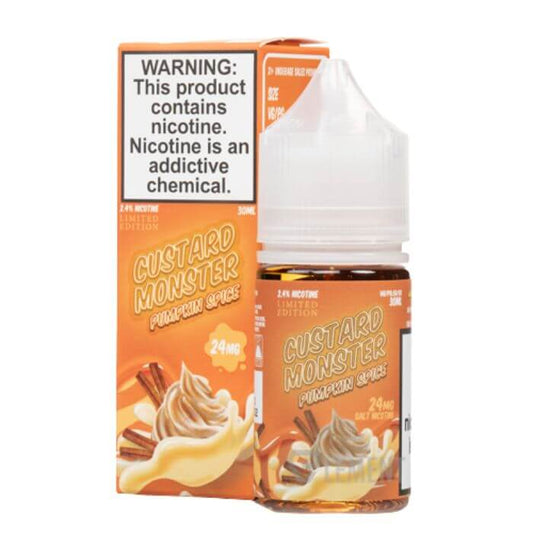 Pumpkin Spice Nicotine Salt by Custard Monster