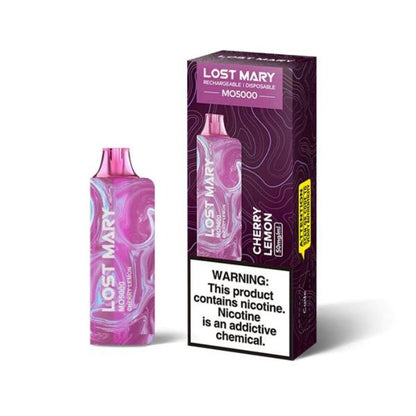 Cherry Lemon Lost Mary MO5000 Flavor