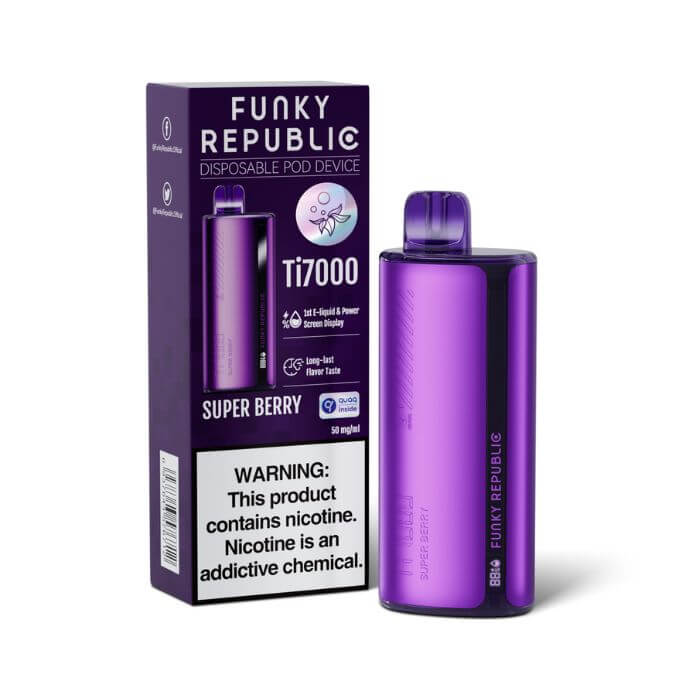 Super Berry Funky Republic TI7000 Vape