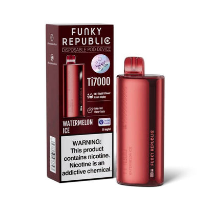 Watermelon Ice Funky Republic TI7000 Vape